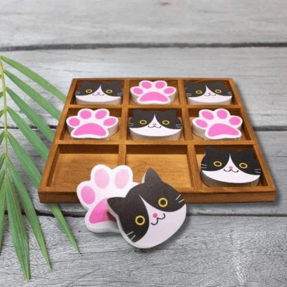 Kitten Tic-Tac-Toe Set