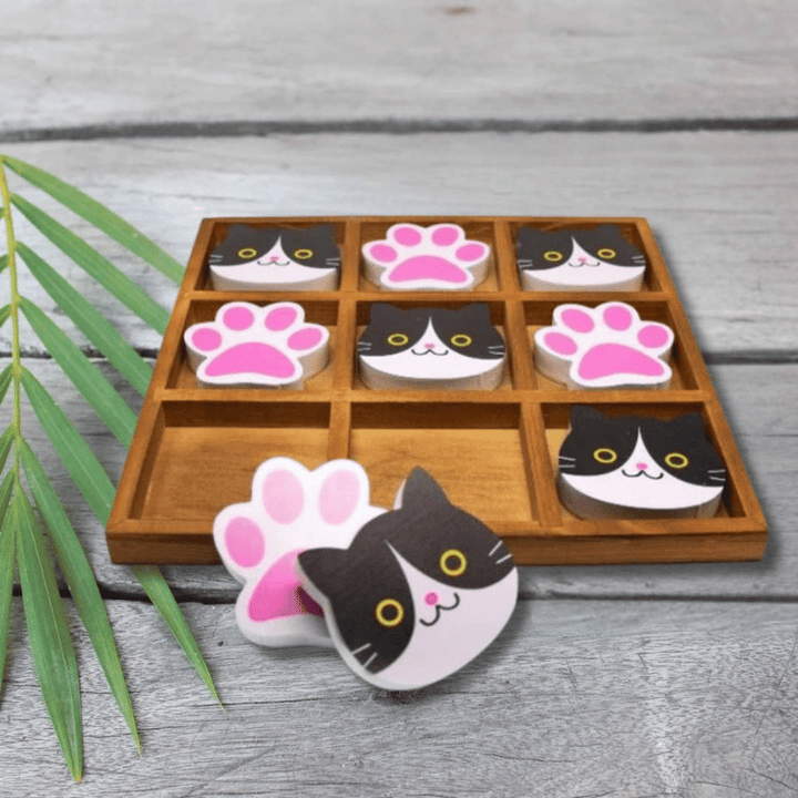 Kitten Tic-Tac-Toe Set