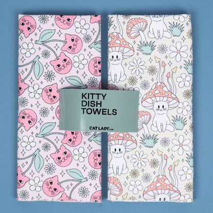 Kitty Dish Towels