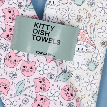 Kitty Dish Towels