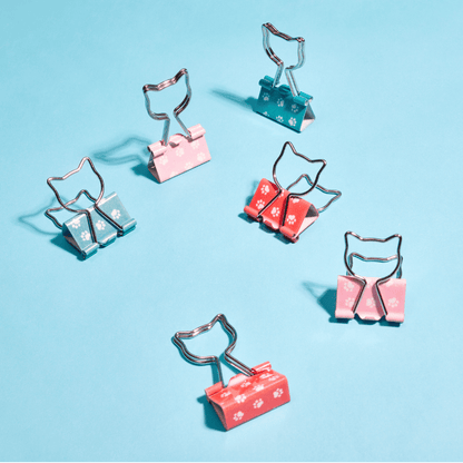 Kitty Paws Binder Clips
