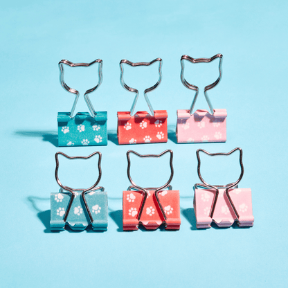 Kitty Paws Binder Clips