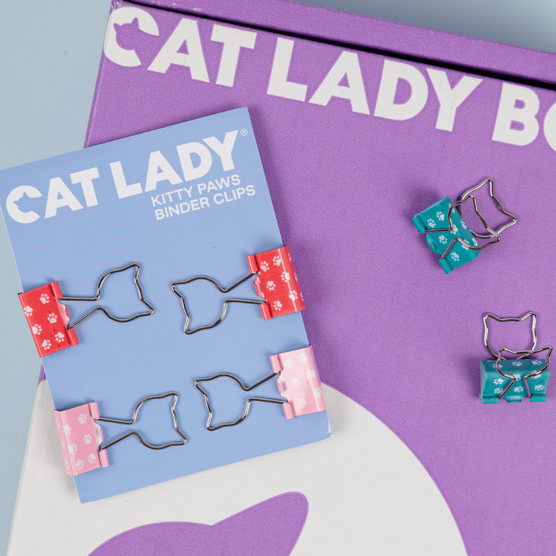 Kitty Paws Binder Clips