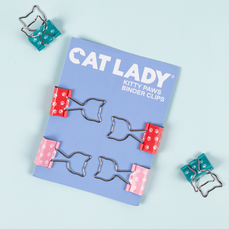 Kitty Paws Binder Clips