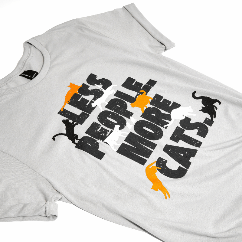 Less People, More Cats Tee