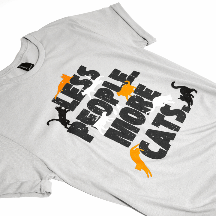 Less People, More Cats Tee