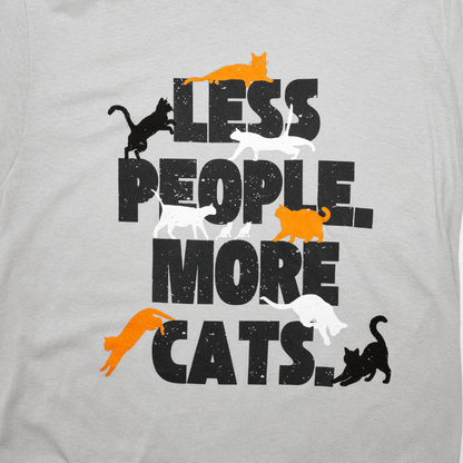 Less People, More Cats Tee
