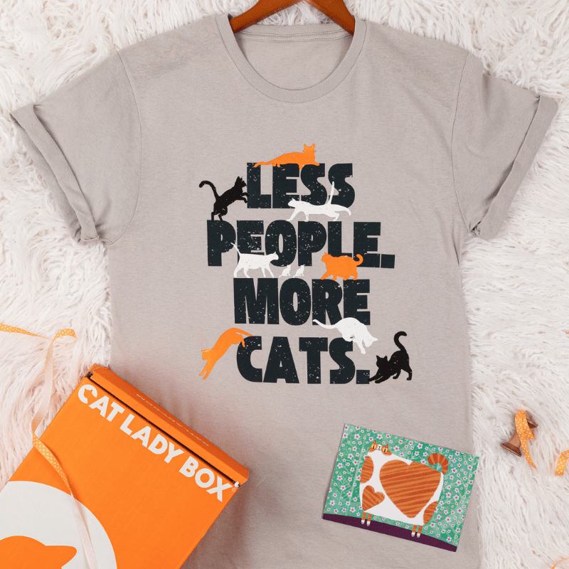 Less People, More Cats Tee