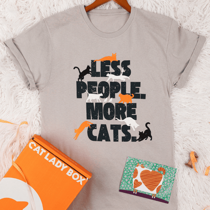 Less People, More Cats Tee