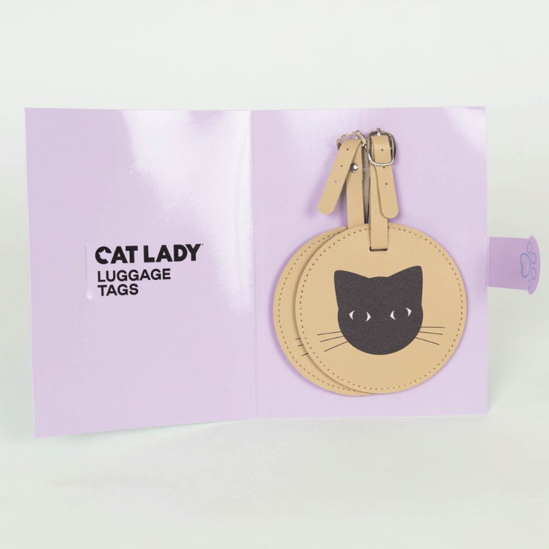 Cat Lady Luggage Tags