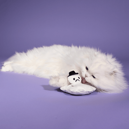 Melty Marvin Snowman Catnip Toy