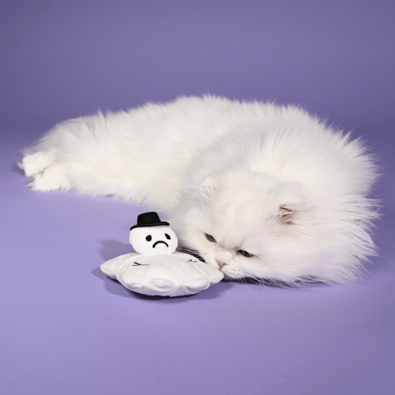 Melty Marvin Snowman Catnip Toy