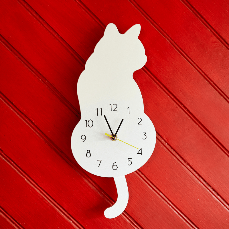 Mod Meow Wall Clock
