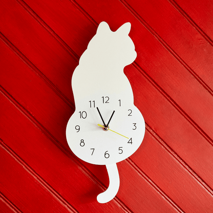 Mod Meow Wall Clock