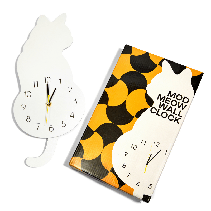 Mod Meow Wall Clock
