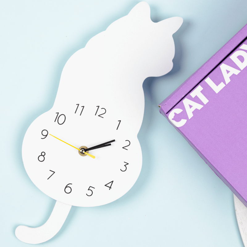 Mod Meow Wall Clock