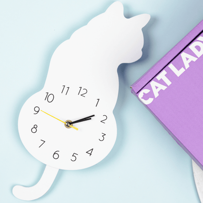 Mod Meow Wall Clock