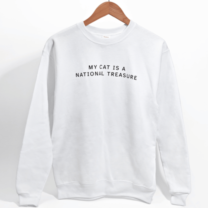 My Cat Is A National Treasure Sweatshirt