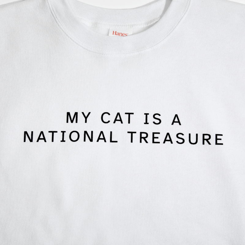 My Cat Is A National Treasure Sweatshirt