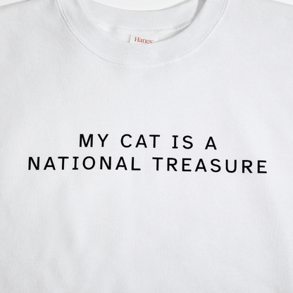My Cat Is A National Treasure Sweatshirt