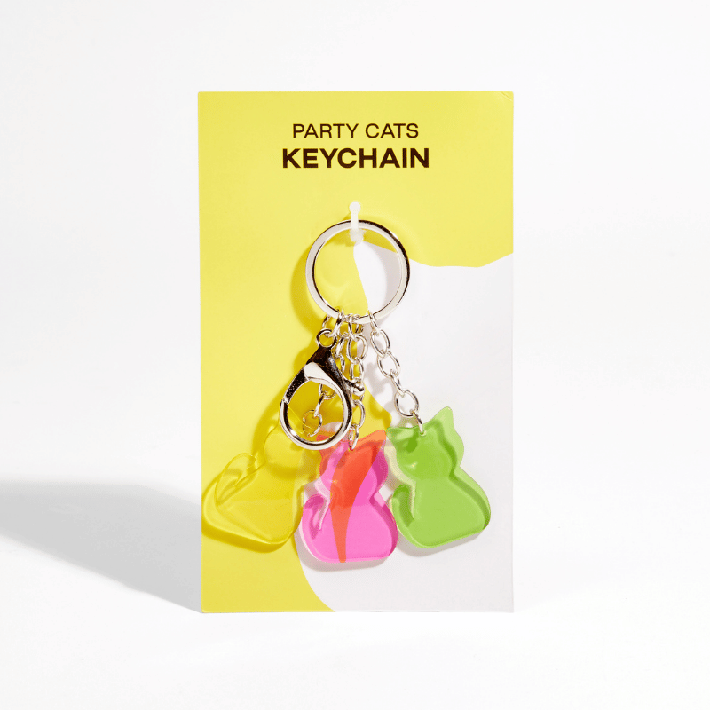 Party Cats Keychain