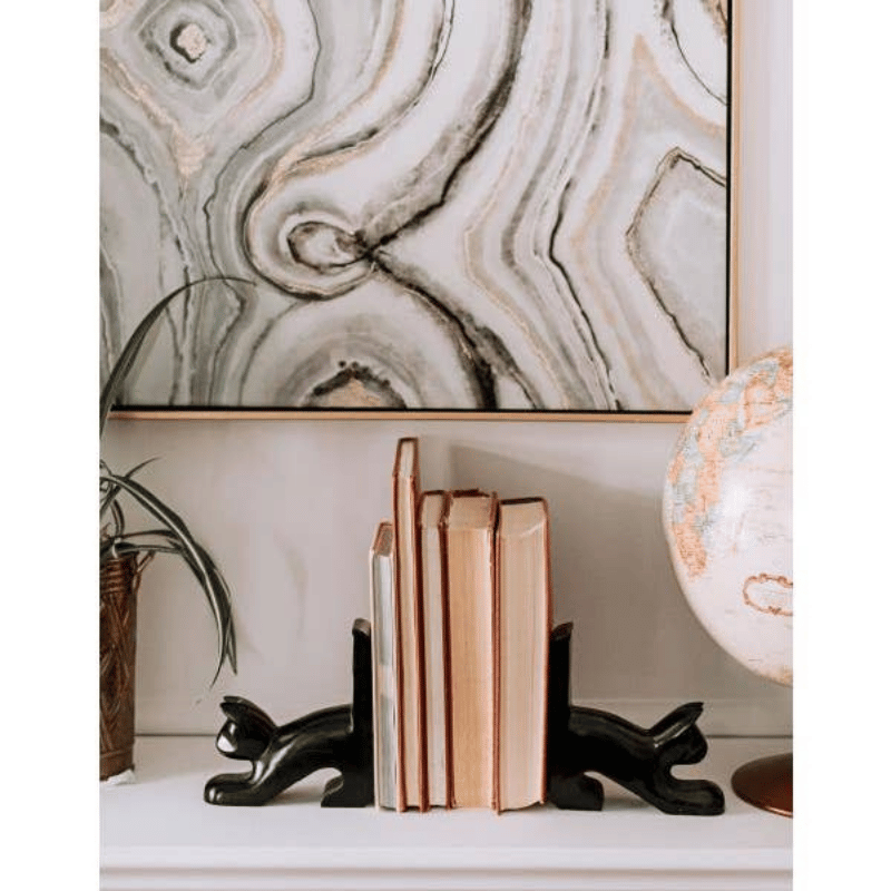 Playful Cat Bookends