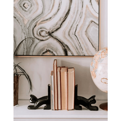 Playful Cat Bookends