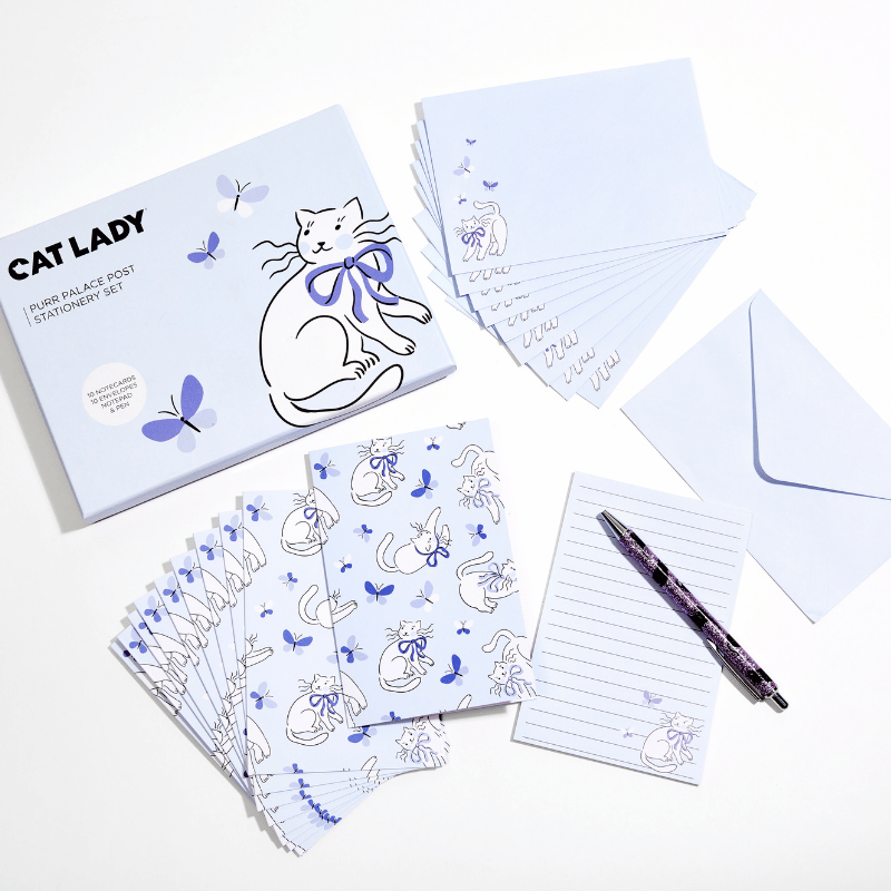 Purr Palace Post Stationery Set