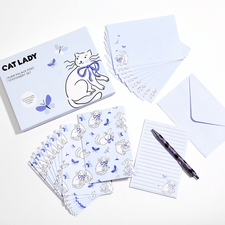 Purr Palace Post Stationery Set