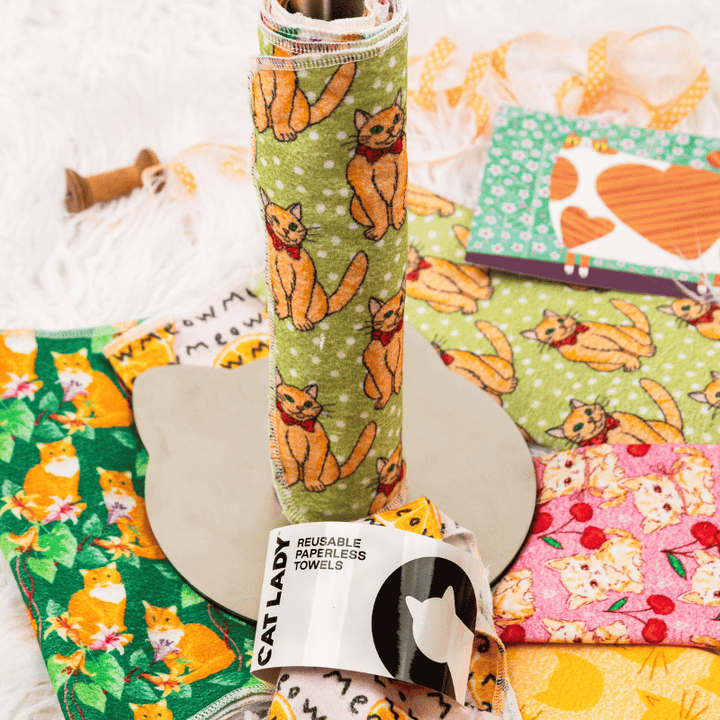 Reusable Cats Paperless Towels
