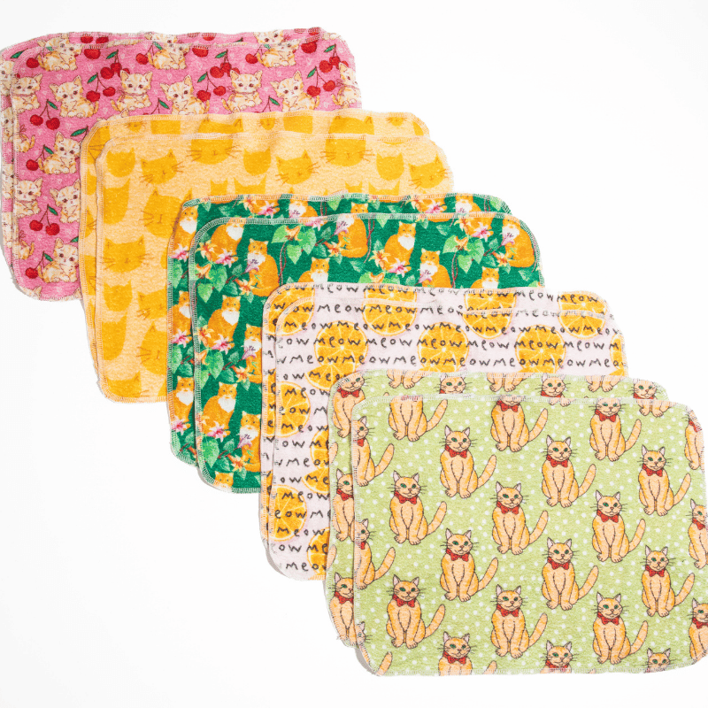 Reusable Cats Paperless Towels