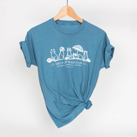 Salty Cat Club T-Shirt – Cat Lady