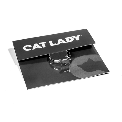 Silhouette Cat Ring