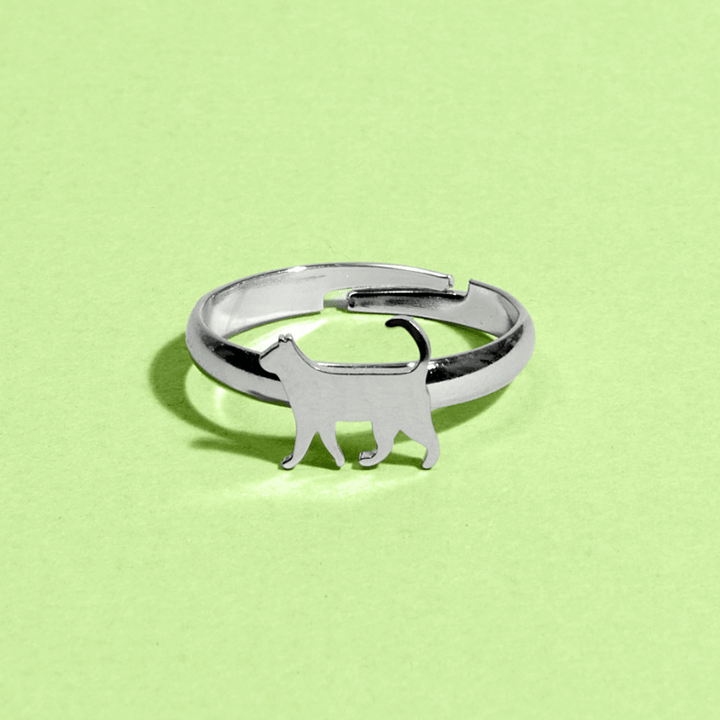 Silhouette Cat Ring