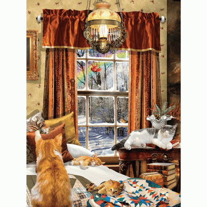 Winter Cats 1000 Pc Puzzle