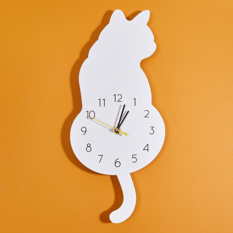 Mod Meow Wall Clock