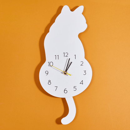 Mod Meow Wall Clock