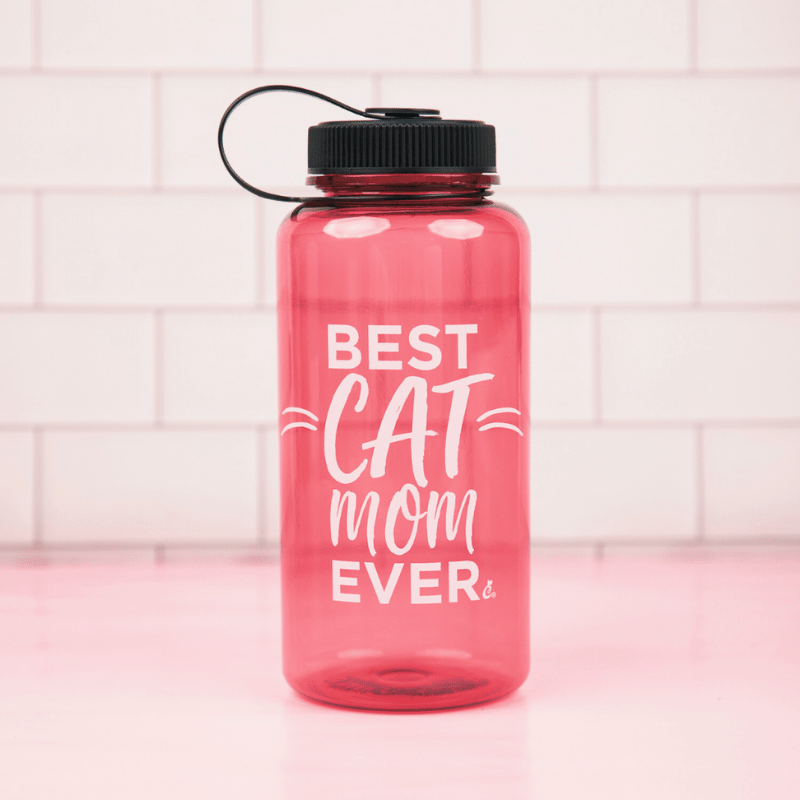 "Best Cat Mom" Water Bottle