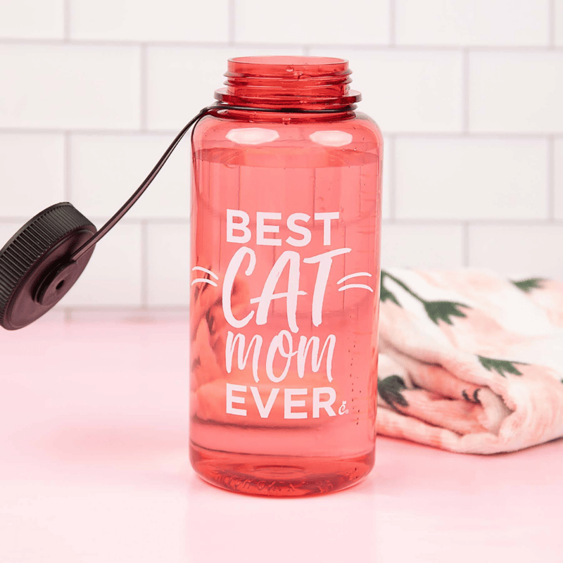 "Best Cat Mom" Water Bottle