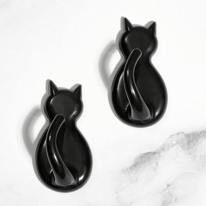 Black Cat Wall Hooks