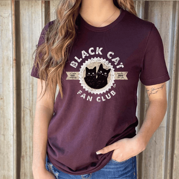 Black Cat Fan Club Tee