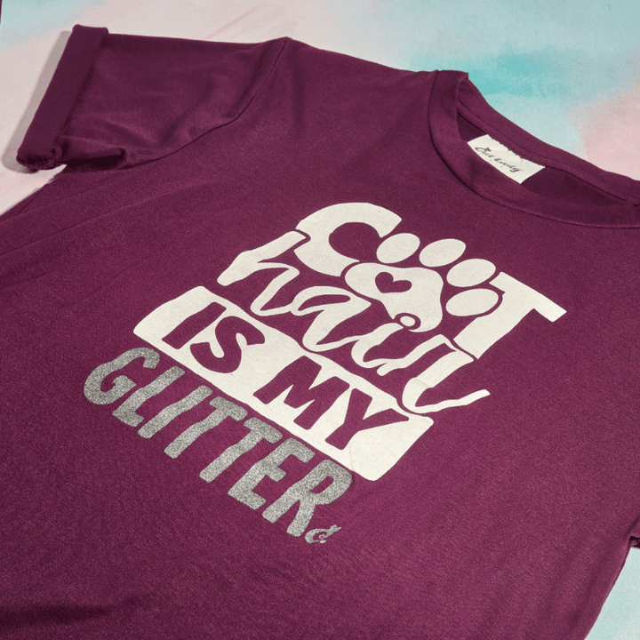 Cat Hair is My Glitter Shirt